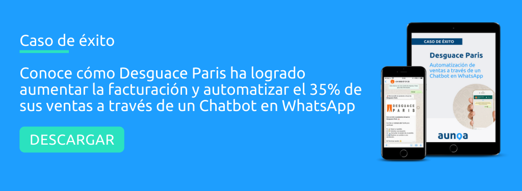 caso de éxito desguace paris bots con whatsapp