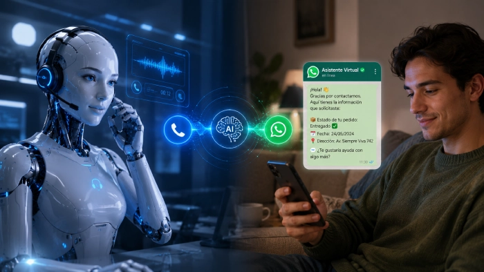 voiceagents y whatsapp