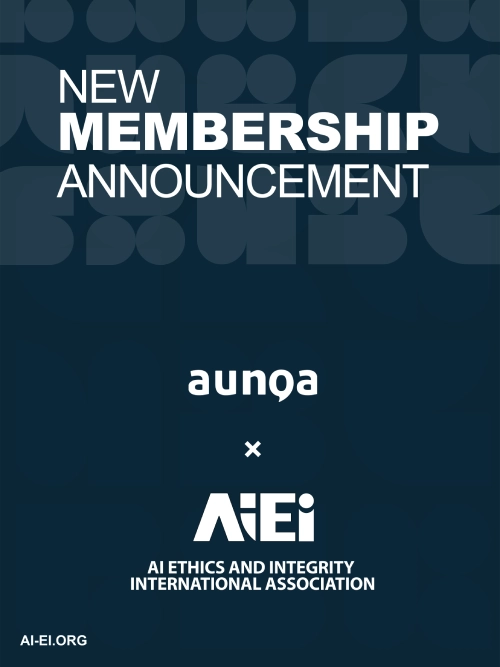 Aunoa, nuevo miembro de AIEI (AI Ethics and Integrity International Association)